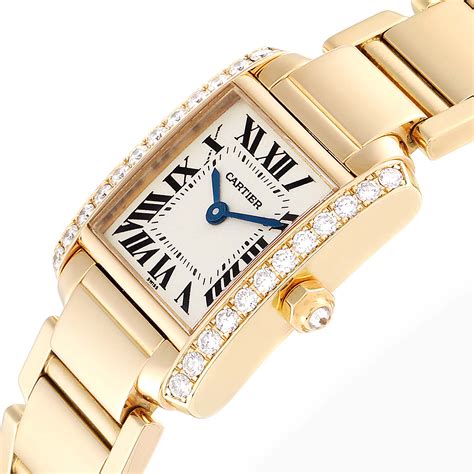 cartier tank gold womens|cartier tank francaise gold ladies.